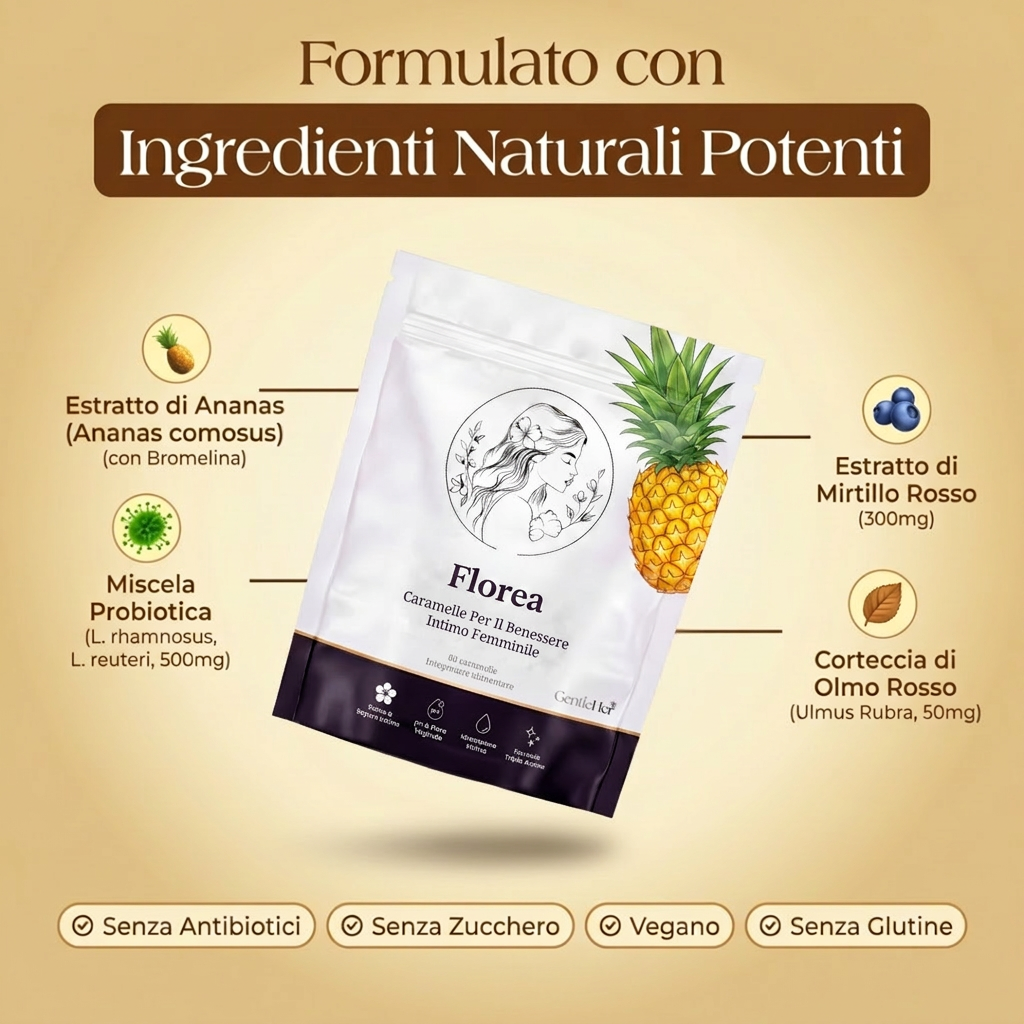Florea® | La Formula Completa per Riequilibrare la Flora Vaginale Dopo i 40