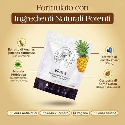 Florea® | La Formula Completa per Riequilibrare la Flora Vaginale Dopo i 40