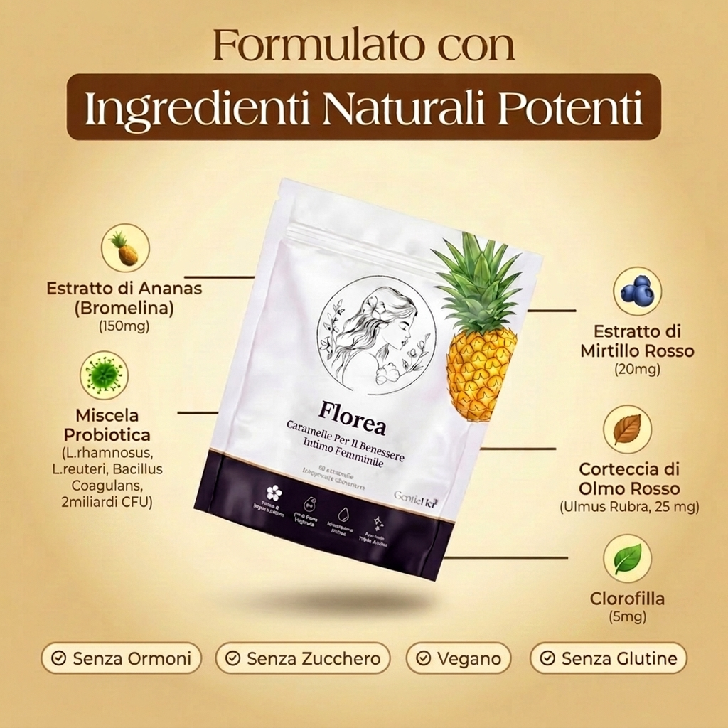 Florea® | La Formula Completa per Riequilibrare la Flora Vaginale Dopo i 40