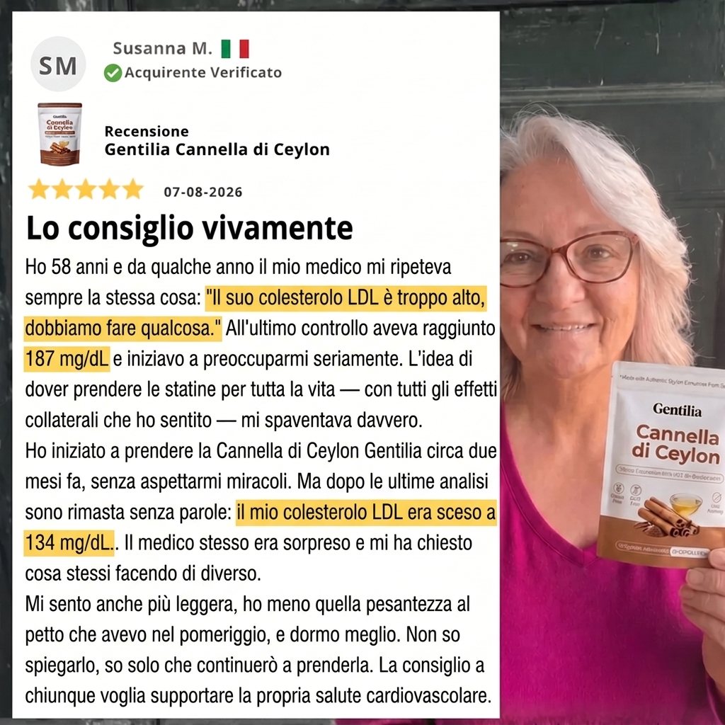Cannella di Ceylon equivalente a 7200mg con Olio MCT Biodisponibile